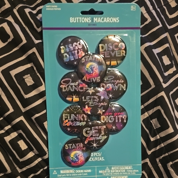 Disco Fever Button Set - Picture 1 of 3